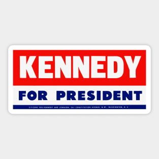 1960 John F. Kennedy for President Sticker